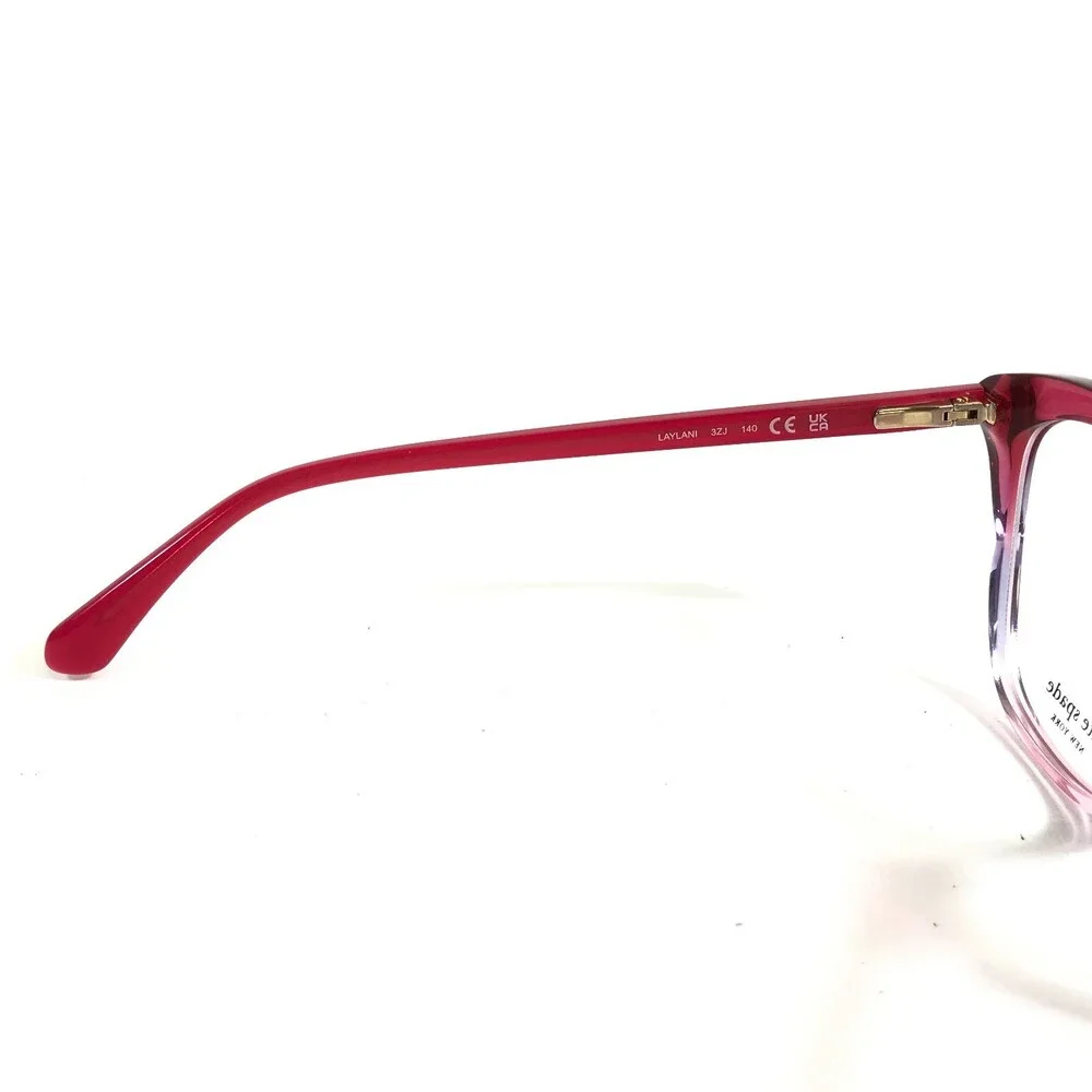Kate Spade Eyeglasses Frames LAYLANI 3ZJ Pink Fade Butterfly Full Rim 51-18-140